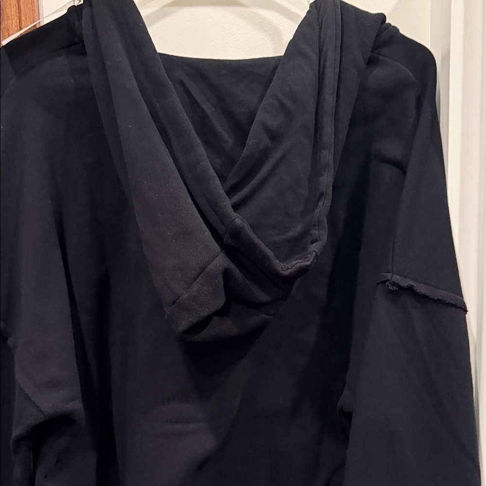 Mono B Black Hoodie with Front Pocket - Picture 5 of 6